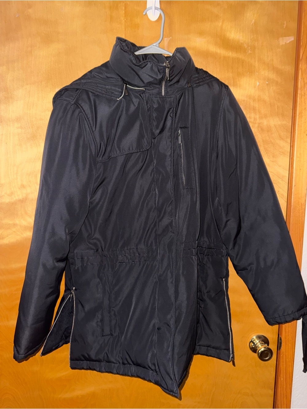 St. John's Bay Black Women's Puffer Coat